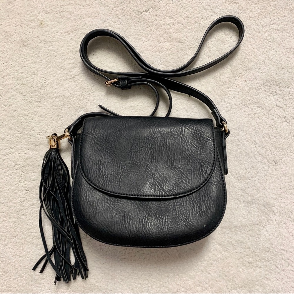 BP Black Faux Leather Crossbody